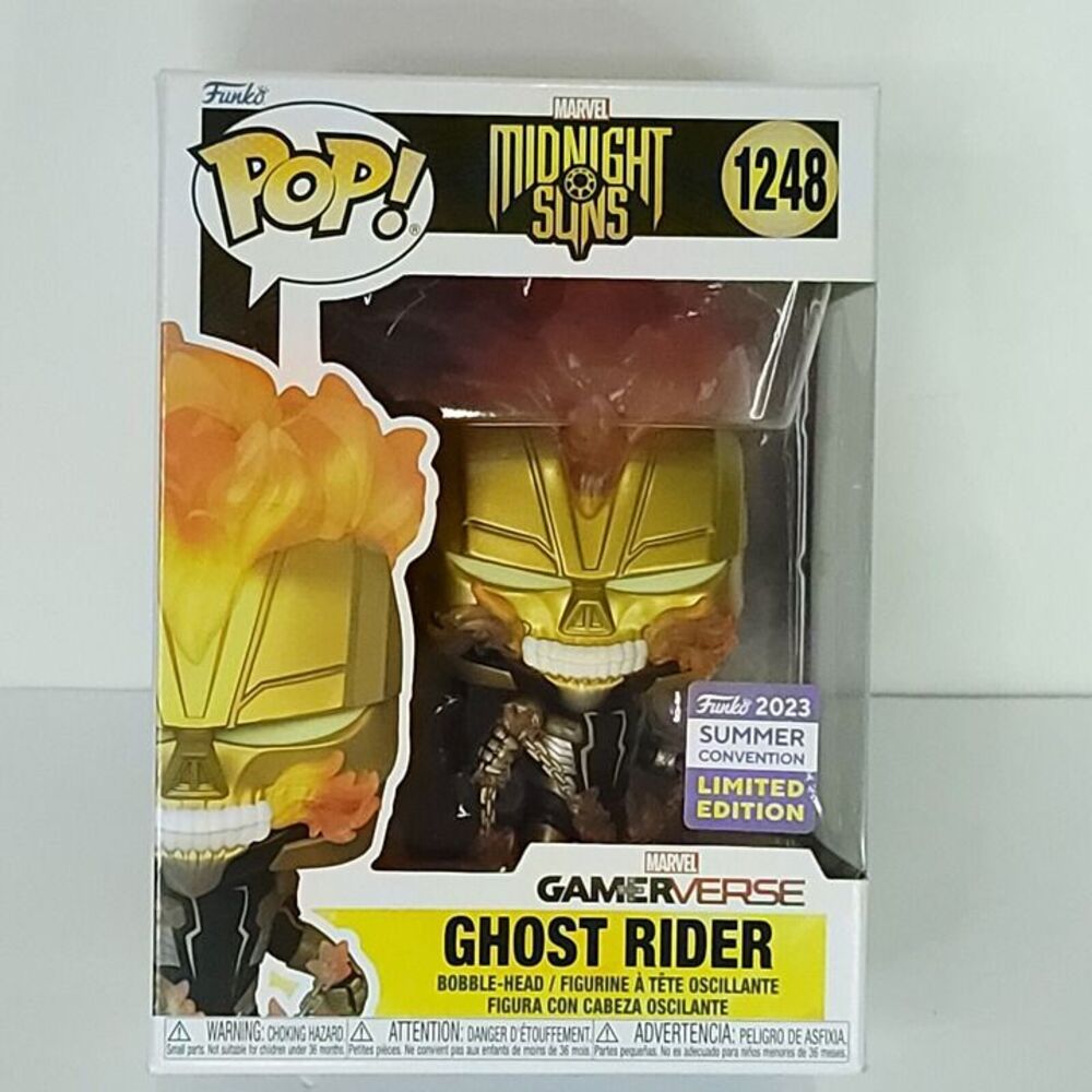 Funko Pop! #1248 Ghost Rider Midnight Suns 2023 Summer Convention LMTD Edition